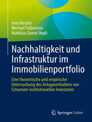 cover image of Nachhaltigkeit und Infrastruktur im Immobilienportfolio